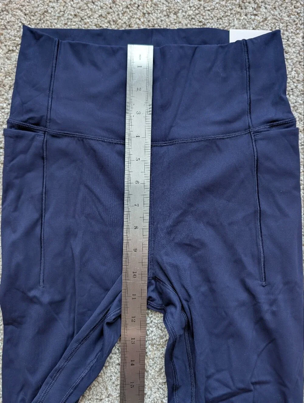 Calia Womens Opulent Blue Inspire High Rise 7/8 Ankle Legging NWT Size Medium